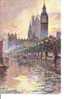 The Houses Of Parliament. London. (Raphael Tuck, Oilette) - Houses Of Parliament