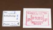 Belgie  ATM  Michel Nr: 17 ** Postfrisch MNH  #1891 - Autres & Non Classés