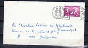 Luxembourg 1985, 50° Fédération D’escrime, 1072 Sur Lettre - Fencing