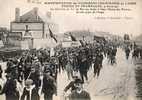 Troyes...Manifestation Des Vignerons ..Le Bataillon De Fer De Bar Sur Aube - Troyes