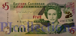 EAST CARIBBEAN 5 DOLLARS 2000 PICK 37m UNC - Sonstige – Amerika