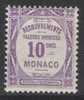 Monaco Y/T 14 (*) - Postage Due