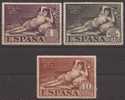 ES513-L1566TPD.España Spain Espagne Pintura. MAJAS DE GOYA 1930 (Ed 513/5**)sin Charnela.LUJO - Desnudos