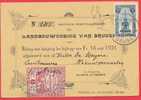 Belgique Belgium BRUGGE 1920 Fiscal Revenue Land Tax Request Quittances On Postcard - Landbouwcomice Van Brugge - Documentos