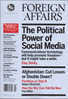 Foreign Affairs 01 January-february 2011 The Political Power Of  Social Media Afghanistan - Entertainment