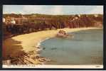 RB 659 - Postcard The Sands & Goscar Rock Tenby Pembrokeshire Wales - Pembrokeshire