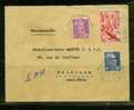 FRANCE 1949 Usages Courants Obl. S/lettre Entiére Recommandée - Lettres & Documents