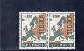 SAN MARINO 1967 EUROPA UNITA ** GOMMA INGIALLITA - Neufs