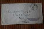 MILITARIA FM LETTRE CACHET MILITAIRE POSTE AUX ARMées T.O.E  BASE MILITAIRE SAIGON INDOCHINE 72/2 Génie SP 54.228 BPM 41 - Guerre D'Indochine / Viêt-Nam