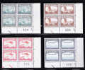 T)1981,DENMARK,SET IN B4,ARPLANE,SCN 696-699,MNH,WITH BORDER SHEET - Nuovi