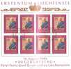 45424)foglio Completo Liechtenstein Serie 80° Compleanno Del Principe Franz Josef II°- Usato - Blocks & Sheetlets & Panes