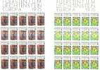 45427)n°2 Fogli Completi Liechtenstein Serie Europa Cept 1975 - Blocks & Sheetlets & Panes