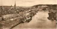 Rouen Vue Générale Prise Du Tranbordeur Carte Panoramique Triple- Pas Circulée- Pas De Pliures- état Neuf 148X280 C.V.1 - Rouen