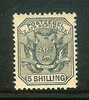 ZUID AFRIKAANSE REPUBLIEK 1895 Hinged Stamp 5 SH Slate Sacc Nr. 217 - Transvaal (1870-1909)