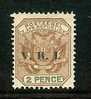 ZUID AFRIKAANSE REPUBLIEK 1900 Hinged Stamp(s)  2d Brown (overprint V.R.I.) Sacc Nr. 234 - Transvaal (1870-1909)