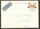 1934  35cs Sur Lettre - Premiers Vols