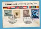 BERLIN     Carte Expo Automobile De 1955   Y. Et T.  N° 92 Et 101 + 89 (RFA ) - Storia Postale