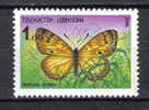 FRZ57 - UZBEKISTAN  1992 , Serie N. 2  ***  Farfalle - Oezbekistan