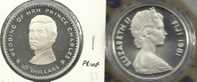 FIJI $10 WEDDING CHARLES FRONT QEII HEAD BACK 1981 AG SILVER PROOF KM48 READ DESCRIPTION CAREFULLY !!! - Fidji