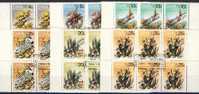 A027. SWA 78. Plants: Cactusses.Surprinted: Right To Vote. Michel 452-57 I-III. Blocks Of 6. Cancelled(o) - Cactus