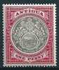 Antigua & Barbuda  1903   Kolonie-Siegel  1 P Rot/schwarz  Mi-Nr.17  Falz * / MH - 1858-1960 Colonia Britannica