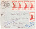 MADAGASCAR Lettre De BELO  SUR TSIRIBINA... Du 5 DEC 1949 Pour Strasbourg - Cartas & Documentos