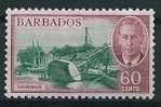 Barbados  1950  George VI  Pictorial  60 C  Mi-Nr.193  Falz * / MH - Barbados (...-1966)