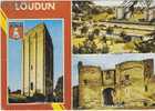 CPSM  (10x15)  De LOUDUN (86) - Divers Aspects  ..1973 - Loudun
