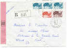 1984-30-1 Lettre Recommandée R1+AR Tarif1/6/83 1éch 2243 2190 2179 Dordives Loiret - Postal Rates