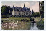 Ref 171 - Parc Zoologique De CLERES - Le Château Et Les Flamants Roses - CPSM Grand Format - Clères