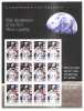 48442)foglio Commemorativo 25°ann. Sbarco Sulla Luna Con 12 Valori - Blocks & Sheetlets