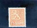 FINLANDE 1954-5 NEUF** - Unused Stamps