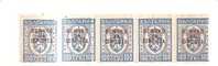 49910)n°5 Valori Bulgari Spr. - Official Stamps