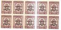 49916)n°10 Valori Bulgari Spr. - Official Stamps