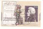 49954)foglietto Commemorativo Tedesco Con Un Valore Mozart + Annullo - Bf25 - 1er Día – FDC (hojas)