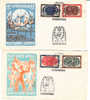 ONU - Luxembourg - 2 Lettres De 1955 - Nations Unies - Valeur 14 Euros - Storia Postale