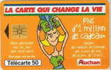 # France 998  AUCHAN ORANGE 50u So3 09.99 Tres Bon Etat - 1999