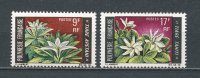 POLYNESIE 1969 N° 64/65 ** Neufs = MNH Superbes Cote 7.30 € Flore Fleurs Flowers Flora Tiare TAHITI - Neufs