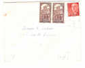 ESPANA / Espagne, Lettre Avec PAIRE Yvert N° 1556  Monasterio Del Parral + Yvert N° 864 "Franco" ; 1968 > Paris - Cartas & Documentos