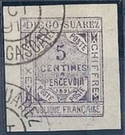 ⭐ Diego Suarez - Taxe - YT N° 1 - Oblitéré - Signé - 1891 ⭐ - Used Stamps