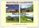 NOUVELLE CALEDONIE......  Et Ses Belles Maisons En Brousse -  4 Vues - Nouvelle Calédonie