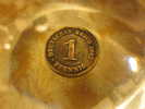 ALLEMAGNE  1 Pfennig 1887 - SPLENDIDE VOIR SCAN - 1 Pfennig