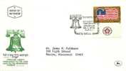 1976  USA Bicentennial Sc 598 With Tab On FDC - FDC