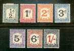 TRANSVAAL 1907 Mint Hinged Stamp(s) Postage Due  Sacc-nr Porto1-7 - Impuestos