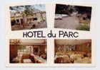 Cpm LAFFREY Hotel Du Parc 4 Vues Terrasse Parking Renault 4L - Ph Oliver - Laffrey