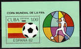 CUBA   BF 65  * *     Cup 1982    Football  Soccer Fussball - 1982 – Spain