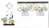 Bulgaria / Bulgarie 2009 Bicycles 4v.- FDC - Wielrennen