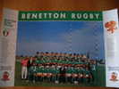 Manifesto Rugby Formazione Benetton Treviso 1988/1989 - Rugby