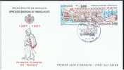 MC+ Monaco 1996 Mi 2333-34 FDC Amt Für Postwertzeichen - Storia Postale