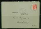 FRANCE 1948 N° 721 A Seul  Obl. S/lettre Entiére - Brieven En Documenten